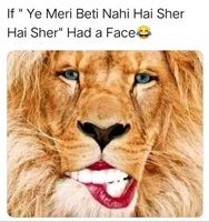 When father says yeh meri beti nahi Sher hay Sher